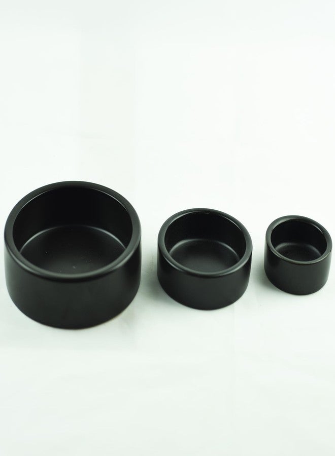 OMEM 2 Pack Black Ceramic Reptile Food and Water Dish Anti Escape Bowl for Bearded Dragons, Lizards, Geckos and Leopards (Large) - Image 5